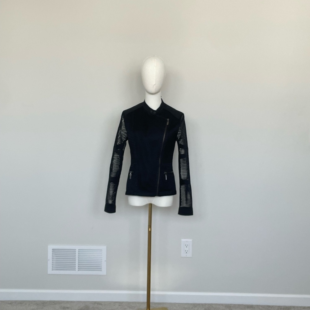 Women's Black Mesh Jacket